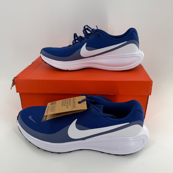 Nike Downshifter 13 Mens 11.5 Midnight Navy Pure Platinum Running FD6454-400